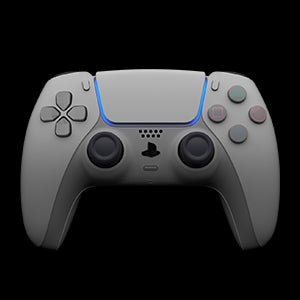 Manette PS5 DualSense Custom Vintage PS1 - Édition Grise Mat - Comme Neuve En Boîte