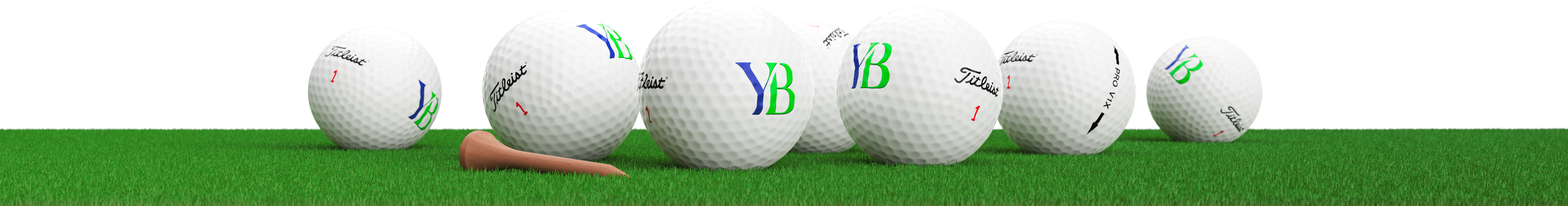 Branded golf balls