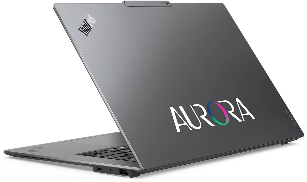 Branded earbuds case with Aurora logo